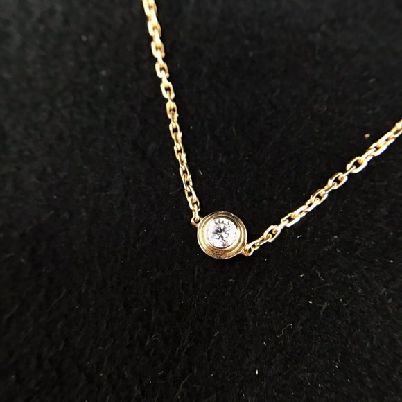 CARTIER Diamanleger Bracelet K18PG Diamond Women's Men's Unisex - Picture 2 of 6